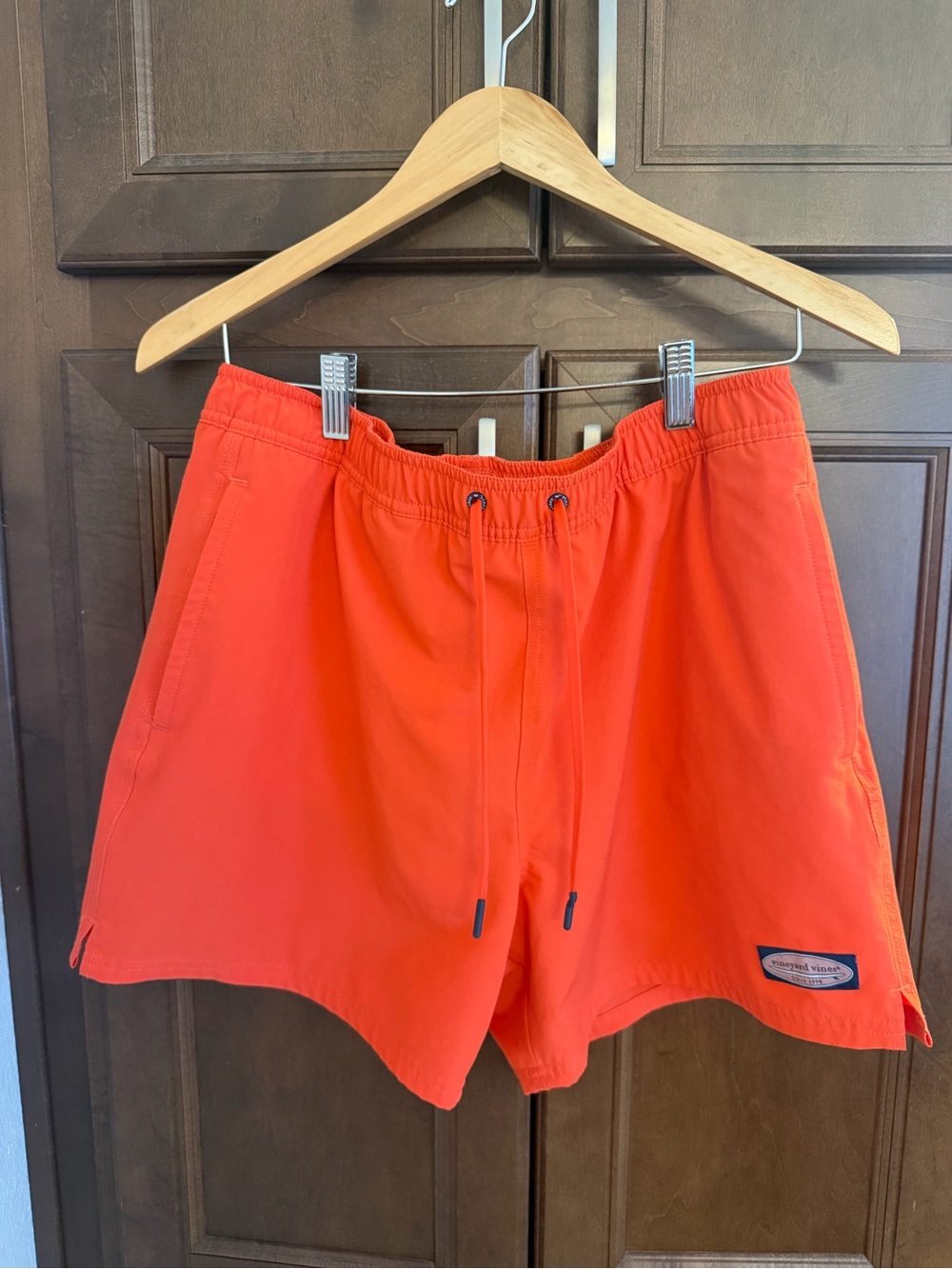 Vineyard Vines Men's Bright Orange Swim Trunks